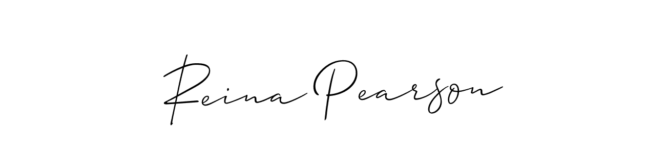 Make a beautiful signature design for name Reina Pearson. Use this online signature maker to create a handwritten signature for free. Reina Pearson signature style 2 images and pictures png