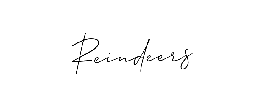 Make a beautiful signature design for name Reindeers. Use this online signature maker to create a handwritten signature for free. Reindeers signature style 2 images and pictures png