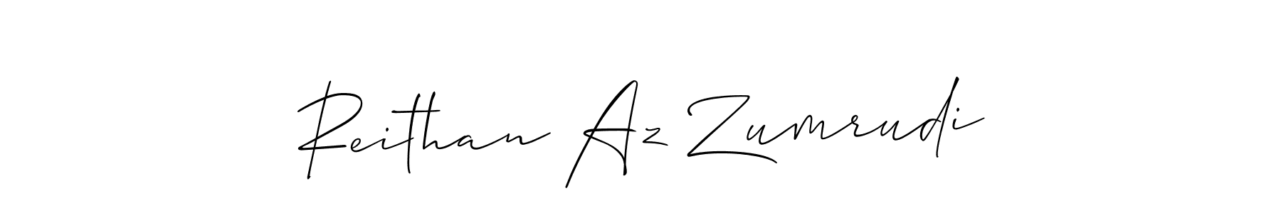 You can use this online signature creator to create a handwritten signature for the name Reithan Az Zumrudi. This is the best online autograph maker. Reithan Az Zumrudi signature style 2 images and pictures png