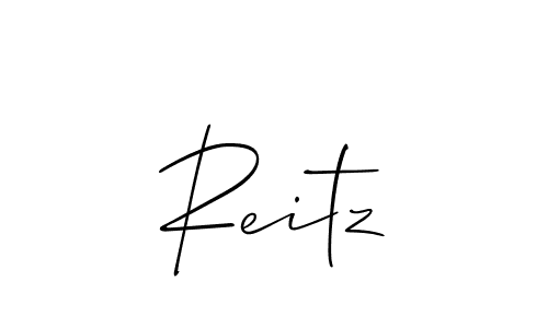 Make a beautiful signature design for name Reitz. With this signature (Allison_Script) style, you can create a handwritten signature for free. Reitz signature style 2 images and pictures png