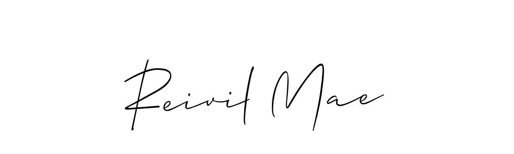 Make a short Reivil Mae signature style. Manage your documents anywhere anytime using Allison_Script. Create and add eSignatures, submit forms, share and send files easily. Reivil Mae signature style 2 images and pictures png