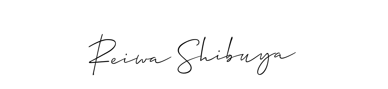 This is the best signature style for the Reiwa Shibuya name. Also you like these signature font (Allison_Script). Mix name signature. Reiwa Shibuya signature style 2 images and pictures png