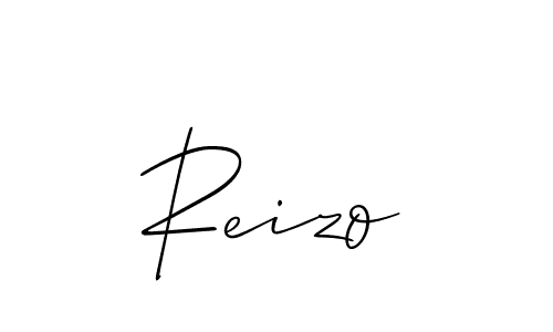 The best way (Allison_Script) to make a short signature is to pick only two or three words in your name. The name Reizo include a total of six letters. For converting this name. Reizo signature style 2 images and pictures png