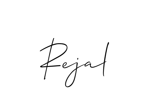 Also You can easily find your signature by using the search form. We will create Rejal name handwritten signature images for you free of cost using Allison_Script sign style. Rejal signature style 2 images and pictures png