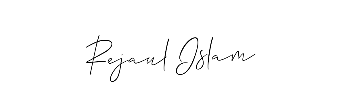 How to Draw Rejaul Islam signature style? Allison_Script is a latest design signature styles for name Rejaul Islam. Rejaul Islam signature style 2 images and pictures png