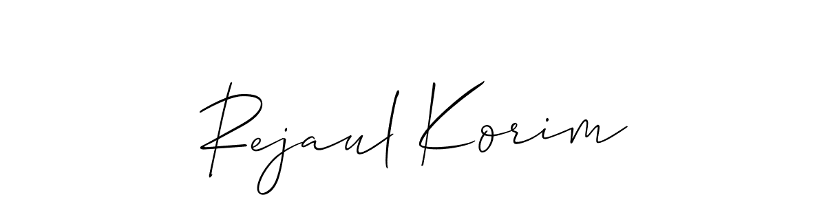 Once you've used our free online signature maker to create your best signature Allison_Script style, it's time to enjoy all of the benefits that Rejaul Korim name signing documents. Rejaul Korim signature style 2 images and pictures png