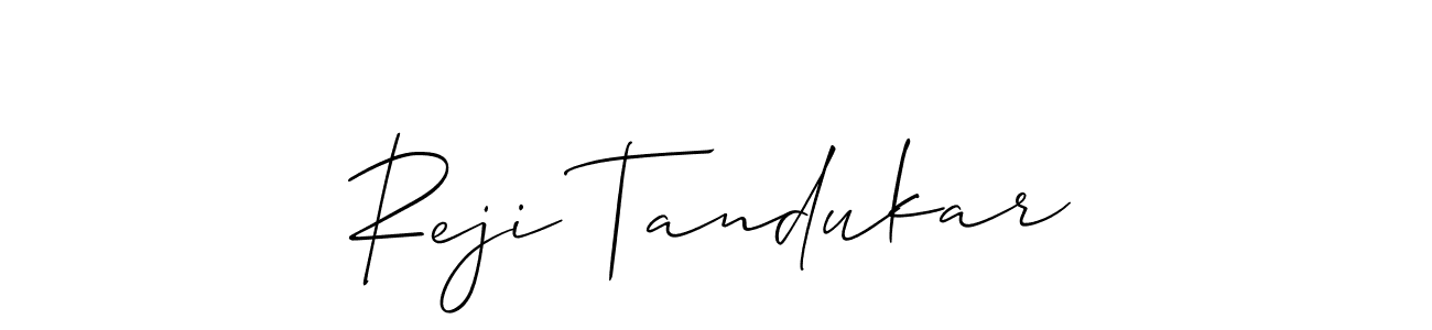 How to Draw Reji Tandukar signature style? Allison_Script is a latest design signature styles for name Reji Tandukar. Reji Tandukar signature style 2 images and pictures png