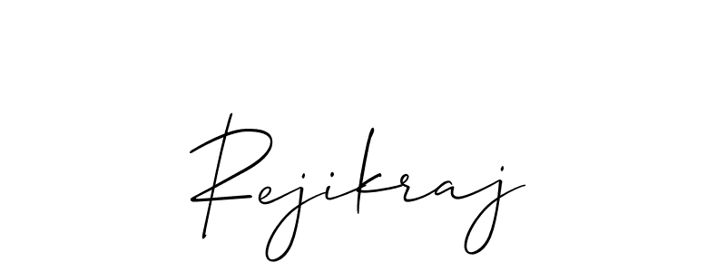 Design your own signature with our free online signature maker. With this signature software, you can create a handwritten (Allison_Script) signature for name Rejikraj. Rejikraj signature style 2 images and pictures png