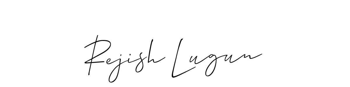 Make a beautiful signature design for name Rejish Lugun. Use this online signature maker to create a handwritten signature for free. Rejish Lugun signature style 2 images and pictures png