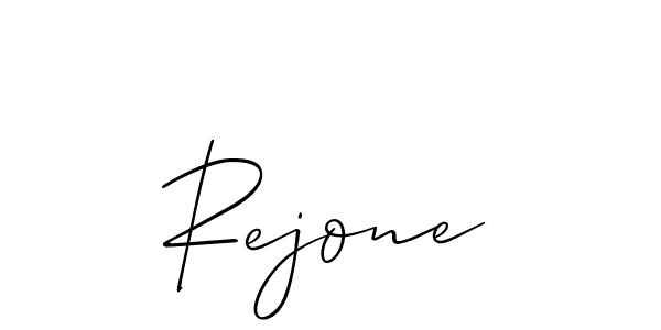 You can use this online signature creator to create a handwritten signature for the name Rejone. This is the best online autograph maker. Rejone signature style 2 images and pictures png