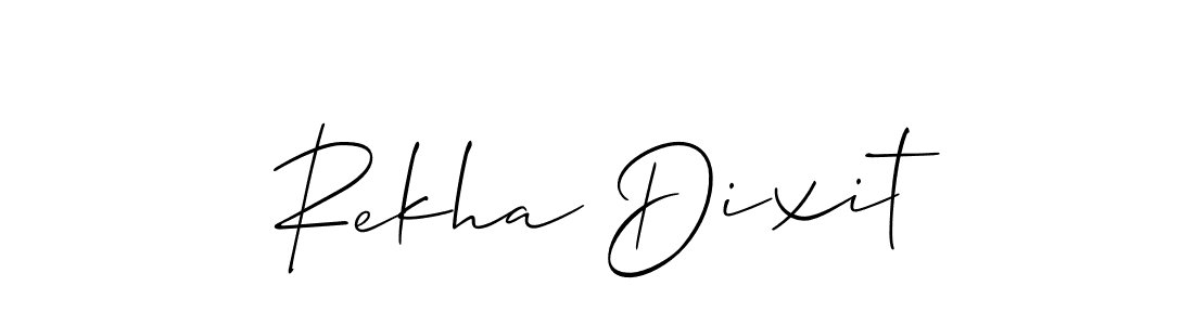 How to Draw Rekha Dixit signature style? Allison_Script is a latest design signature styles for name Rekha Dixit. Rekha Dixit signature style 2 images and pictures png