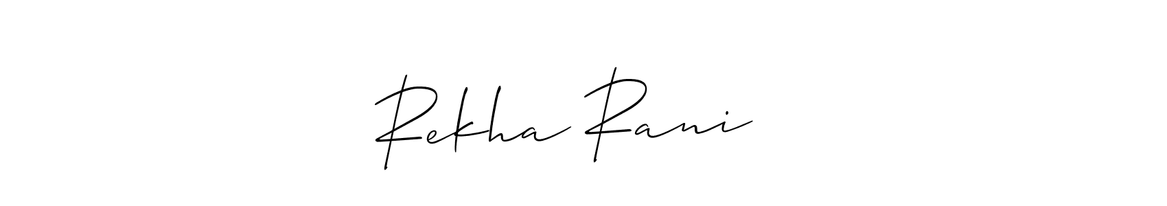 Check out images of Autograph of Rekha Rani ❤️ name. Actor Rekha Rani ❤️ Signature Style. Allison_Script is a professional sign style online. Rekha Rani ❤️ signature style 2 images and pictures png