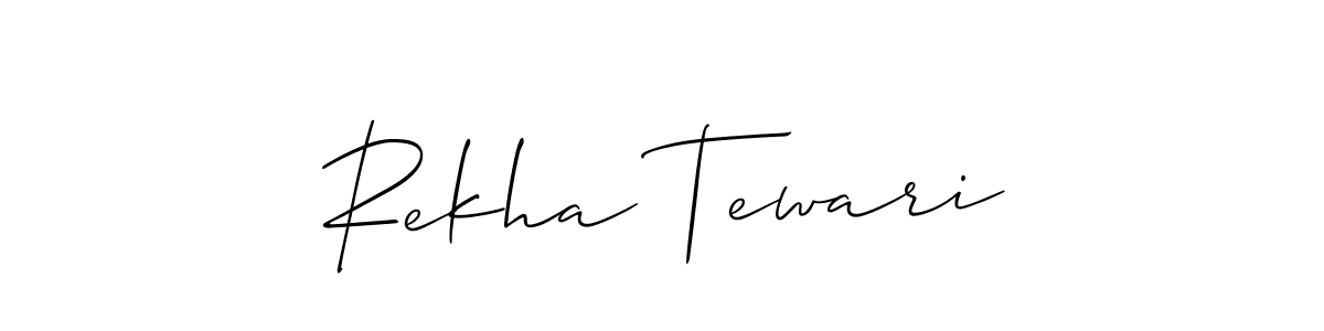 Once you've used our free online signature maker to create your best signature Allison_Script style, it's time to enjoy all of the benefits that Rekha Tewari name signing documents. Rekha Tewari signature style 2 images and pictures png