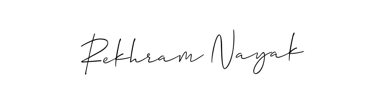 Once you've used our free online signature maker to create your best signature Allison_Script style, it's time to enjoy all of the benefits that Rekhram Nayak name signing documents. Rekhram Nayak signature style 2 images and pictures png
