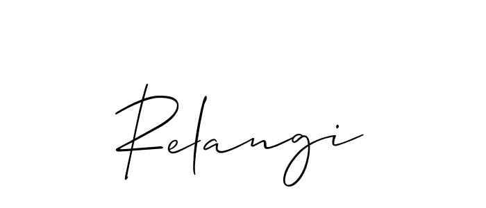 Best and Professional Signature Style for Relangi. Allison_Script Best Signature Style Collection. Relangi signature style 2 images and pictures png