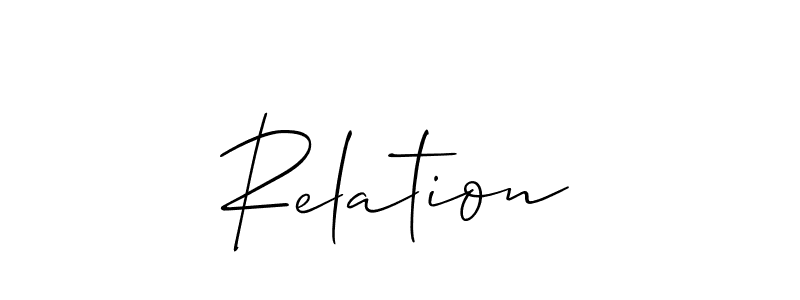 Make a beautiful signature design for name Relation. Use this online signature maker to create a handwritten signature for free. Relation signature style 2 images and pictures png