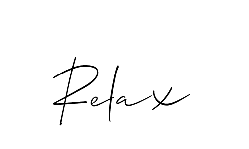 Similarly Allison_Script is the best handwritten signature design. Signature creator online .You can use it as an online autograph creator for name Relax. Relax signature style 2 images and pictures png