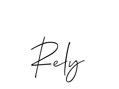 Best and Professional Signature Style for Rely. Allison_Script Best Signature Style Collection. Rely signature style 2 images and pictures png