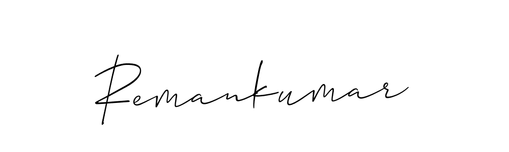 How to Draw Remankumar signature style? Allison_Script is a latest design signature styles for name Remankumar. Remankumar signature style 2 images and pictures png