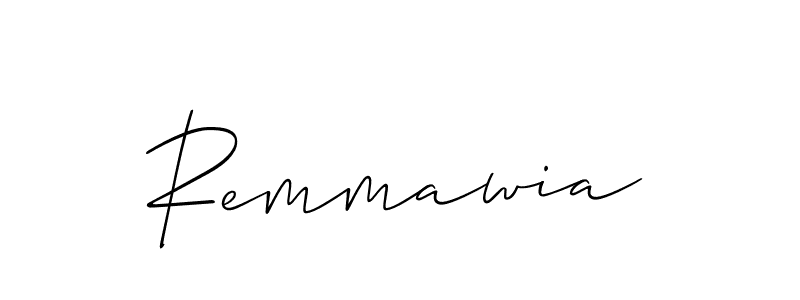 Best and Professional Signature Style for Remmawia. Allison_Script Best Signature Style Collection. Remmawia signature style 2 images and pictures png