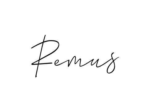 Also we have Remus name is the best signature style. Create professional handwritten signature collection using Allison_Script autograph style. Remus signature style 2 images and pictures png