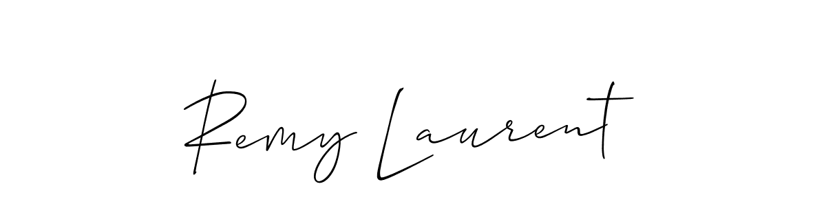 How to make Remy Laurent signature? Allison_Script is a professional autograph style. Create handwritten signature for Remy Laurent name. Remy Laurent signature style 2 images and pictures png