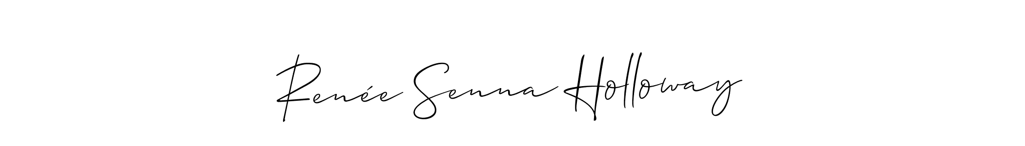 Make a beautiful signature design for name Renée Senna Holloway. Use this online signature maker to create a handwritten signature for free. Renée Senna Holloway signature style 2 images and pictures png