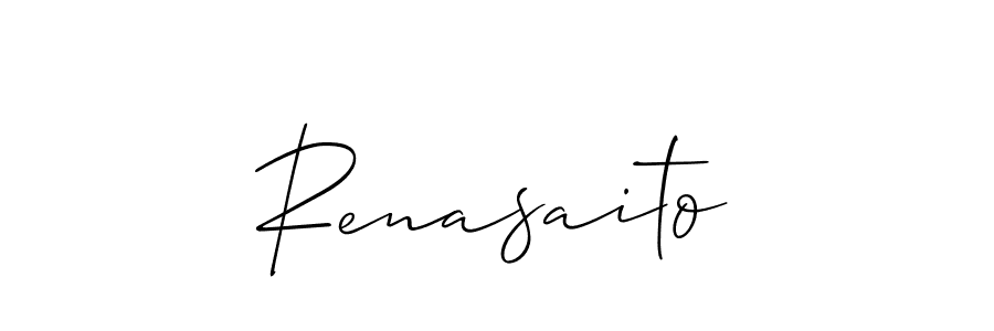 Best and Professional Signature Style for Renasaito. Allison_Script Best Signature Style Collection. Renasaito signature style 2 images and pictures png