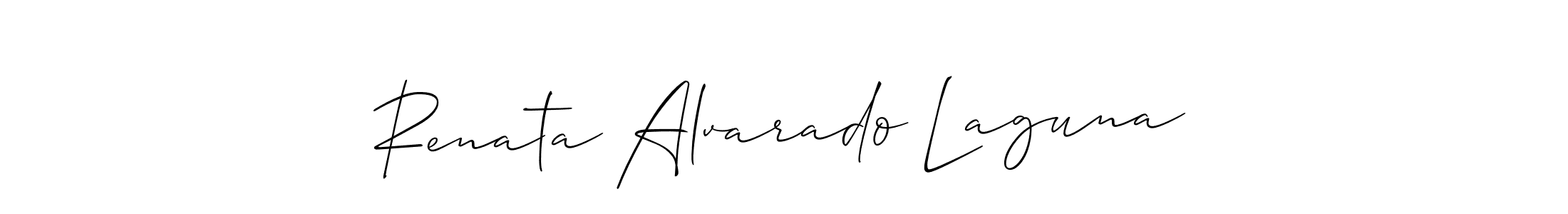 Renata Alvarado Laguna stylish signature style. Best Handwritten Sign (Allison_Script) for my name. Handwritten Signature Collection Ideas for my name Renata Alvarado Laguna. Renata Alvarado Laguna signature style 2 images and pictures png