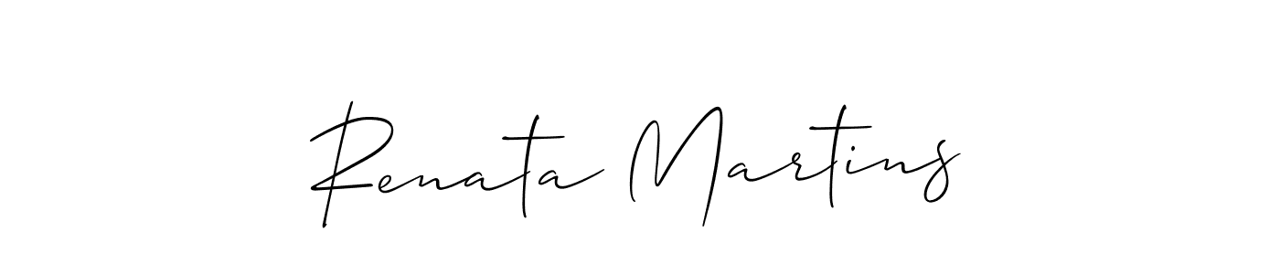 Renata Martins stylish signature style. Best Handwritten Sign (Allison_Script) for my name. Handwritten Signature Collection Ideas for my name Renata Martins. Renata Martins signature style 2 images and pictures png