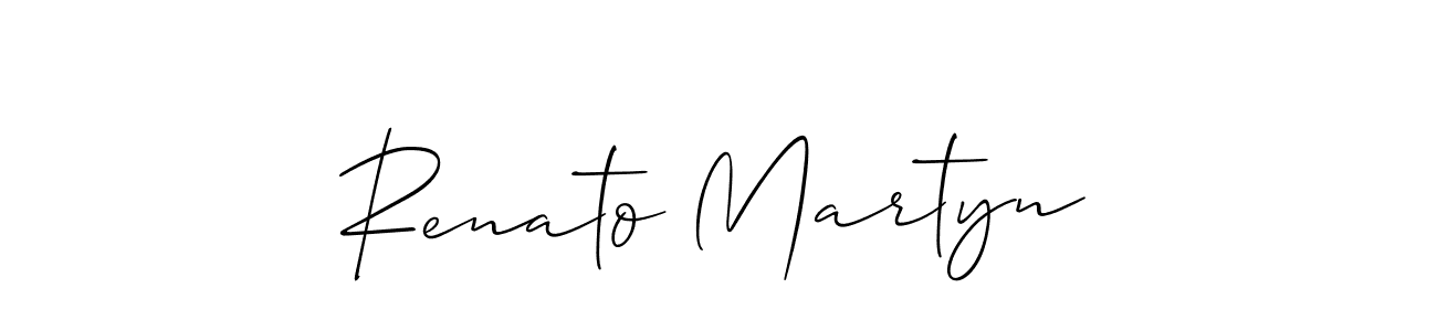 Also You can easily find your signature by using the search form. We will create Renato Martyn name handwritten signature images for you free of cost using Allison_Script sign style. Renato Martyn signature style 2 images and pictures png