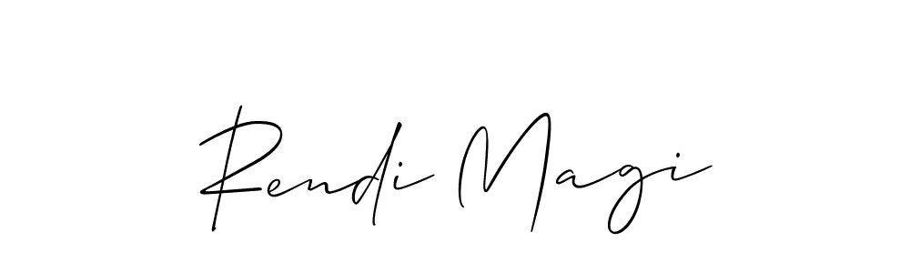 You can use this online signature creator to create a handwritten signature for the name Rendi Magi. This is the best online autograph maker. Rendi Magi signature style 2 images and pictures png