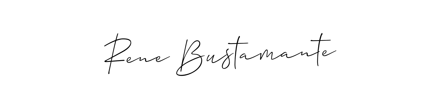 Once you've used our free online signature maker to create your best signature Allison_Script style, it's time to enjoy all of the benefits that Rene Bustamante name signing documents. Rene Bustamante signature style 2 images and pictures png