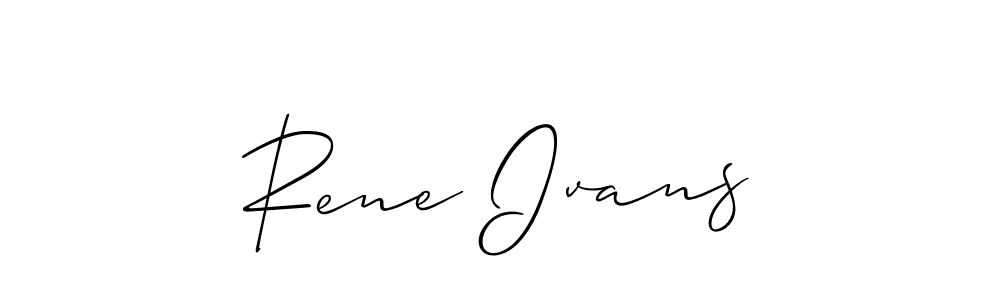 How to Draw Rene Ivans signature style? Allison_Script is a latest design signature styles for name Rene Ivans. Rene Ivans signature style 2 images and pictures png