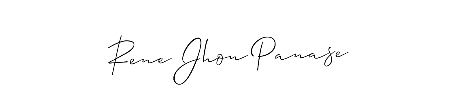 Make a beautiful signature design for name Rene Jhon Panase. Use this online signature maker to create a handwritten signature for free. Rene Jhon Panase signature style 2 images and pictures png