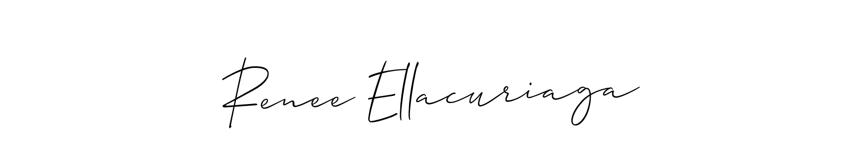 Make a beautiful signature design for name Renee Ellacuriaga. Use this online signature maker to create a handwritten signature for free. Renee Ellacuriaga signature style 2 images and pictures png