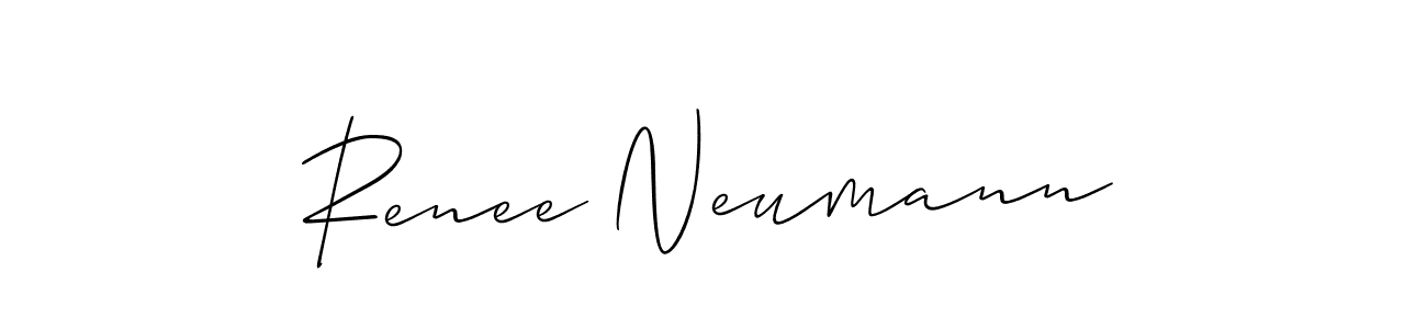 Design your own signature with our free online signature maker. With this signature software, you can create a handwritten (Allison_Script) signature for name Renee Neumann. Renee Neumann signature style 2 images and pictures png