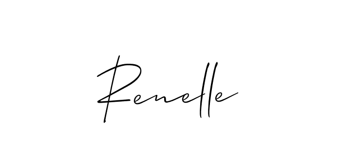 How to Draw Renelle signature style? Allison_Script is a latest design signature styles for name Renelle. Renelle signature style 2 images and pictures png