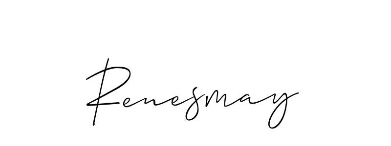 You should practise on your own different ways (Allison_Script) to write your name (Renesmay) in signature. don't let someone else do it for you. Renesmay signature style 2 images and pictures png