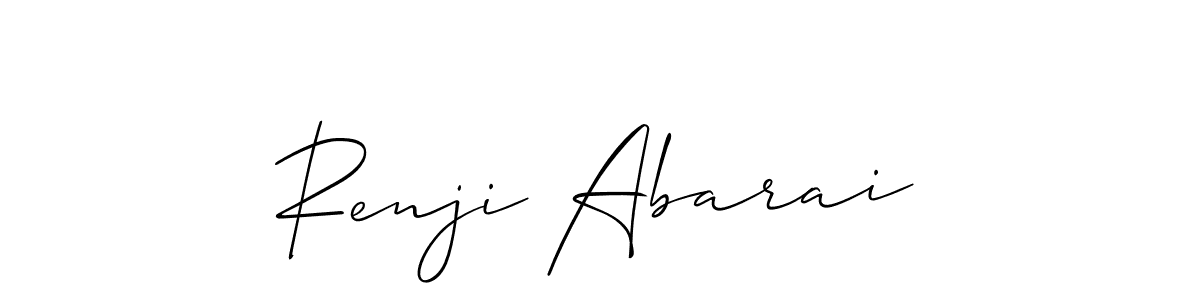 Best and Professional Signature Style for Renji Abarai. Allison_Script Best Signature Style Collection. Renji Abarai signature style 2 images and pictures png