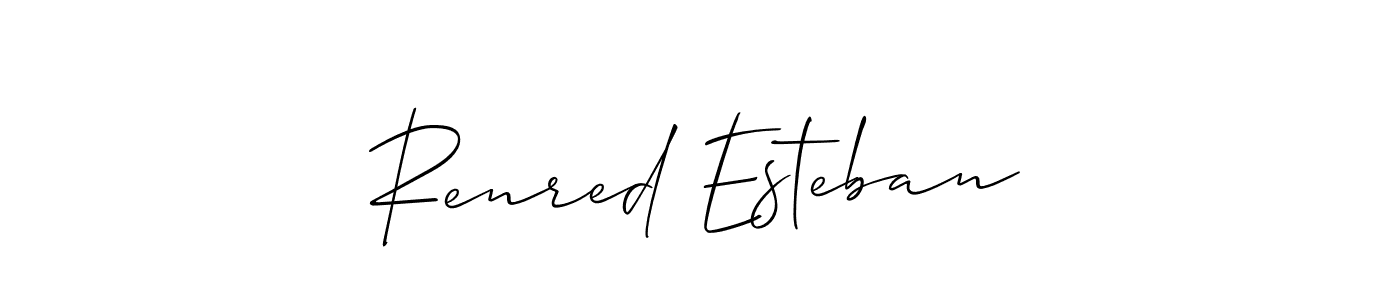 See photos of Renred Esteban official signature by Spectra . Check more albums & portfolios. Read reviews & check more about Allison_Script font. Renred Esteban signature style 2 images and pictures png
