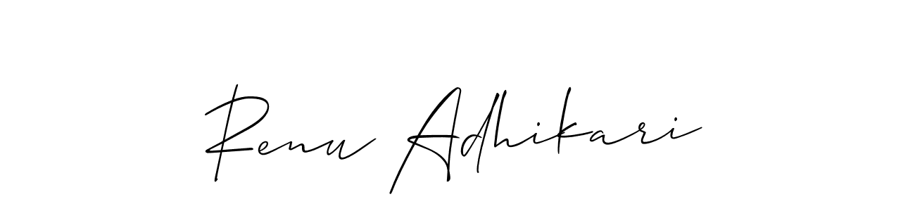 See photos of Renu Adhikari official signature by Spectra . Check more albums & portfolios. Read reviews & check more about Allison_Script font. Renu Adhikari signature style 2 images and pictures png