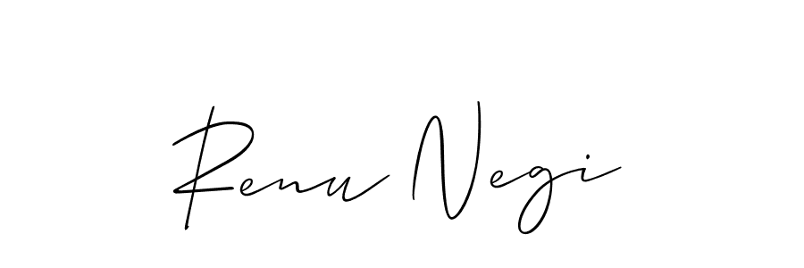 Make a short Renu Negi signature style. Manage your documents anywhere anytime using Allison_Script. Create and add eSignatures, submit forms, share and send files easily. Renu Negi signature style 2 images and pictures png