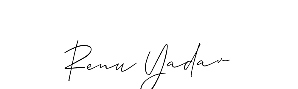 You can use this online signature creator to create a handwritten signature for the name Renu Yadav. This is the best online autograph maker. Renu Yadav signature style 2 images and pictures png