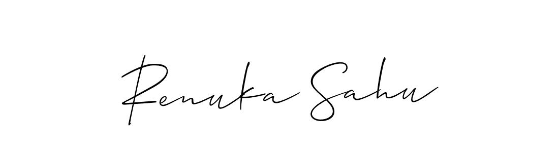 Best and Professional Signature Style for Renuka Sahu. Allison_Script Best Signature Style Collection. Renuka Sahu signature style 2 images and pictures png