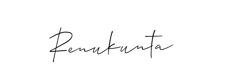 Here are the top 10 professional signature styles for the name Renukunta. These are the best autograph styles you can use for your name. Renukunta signature style 2 images and pictures png