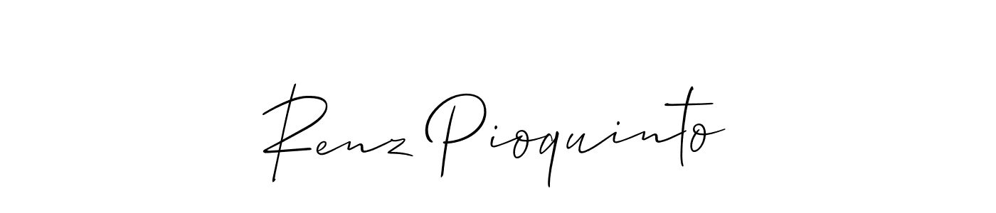 Here are the top 10 professional signature styles for the name Renz Pioquinto. These are the best autograph styles you can use for your name. Renz Pioquinto signature style 2 images and pictures png