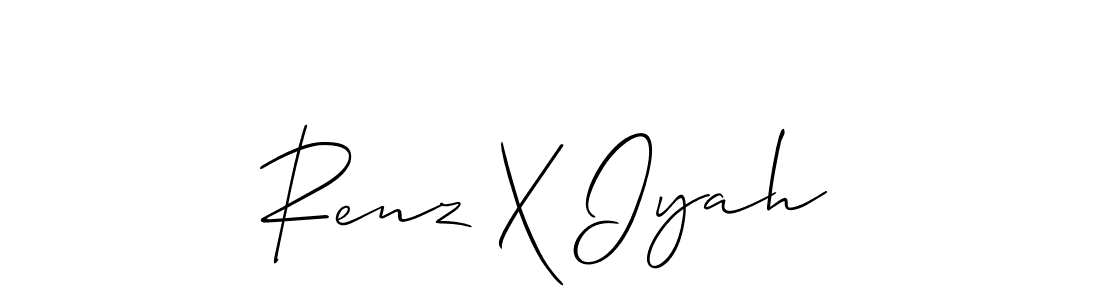 It looks lik you need a new signature style for name Renz X Iyah. Design unique handwritten (Allison_Script) signature with our free signature maker in just a few clicks. Renz X Iyah signature style 2 images and pictures png