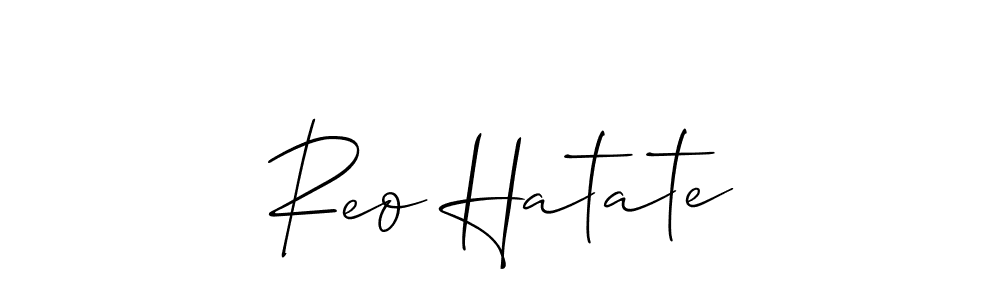 You can use this online signature creator to create a handwritten signature for the name Reo Hatate. This is the best online autograph maker. Reo Hatate signature style 2 images and pictures png