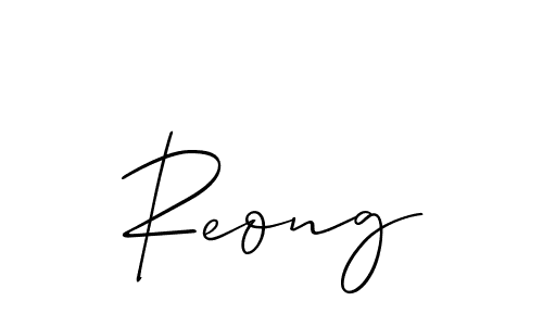 Make a short Reong signature style. Manage your documents anywhere anytime using Allison_Script. Create and add eSignatures, submit forms, share and send files easily. Reong signature style 2 images and pictures png